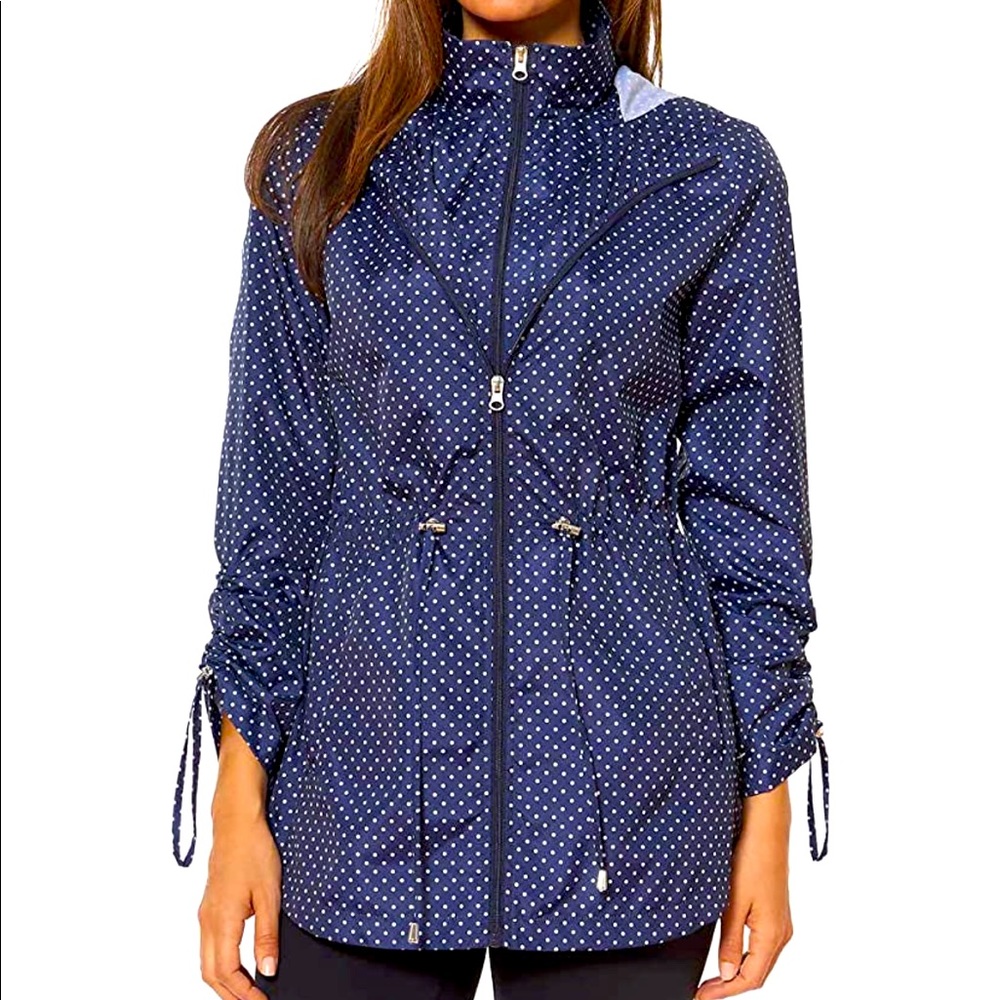 Jones New York Parka Rain Jacket in a Pocket